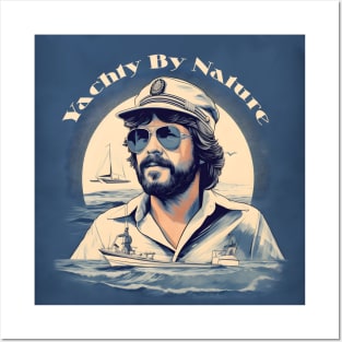 Yachty By Nature Yacht Rock Sailing Nautical Posters and Art